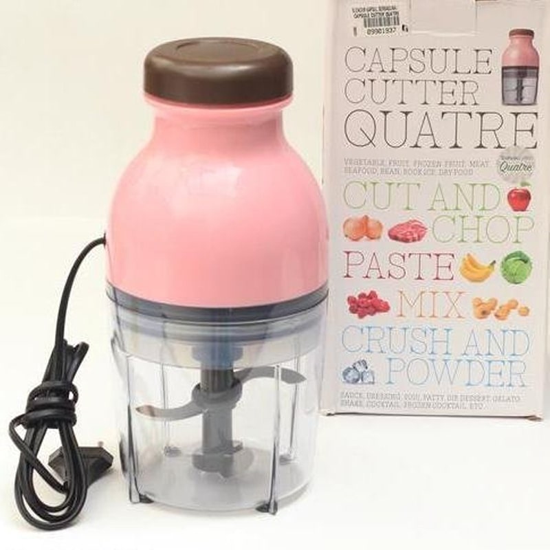 Portable and Durable ALL IN One CAPSULE CUTTER, FOOD PROCESSOR, CRUSHER AND BLENDER for Household Purpose. 