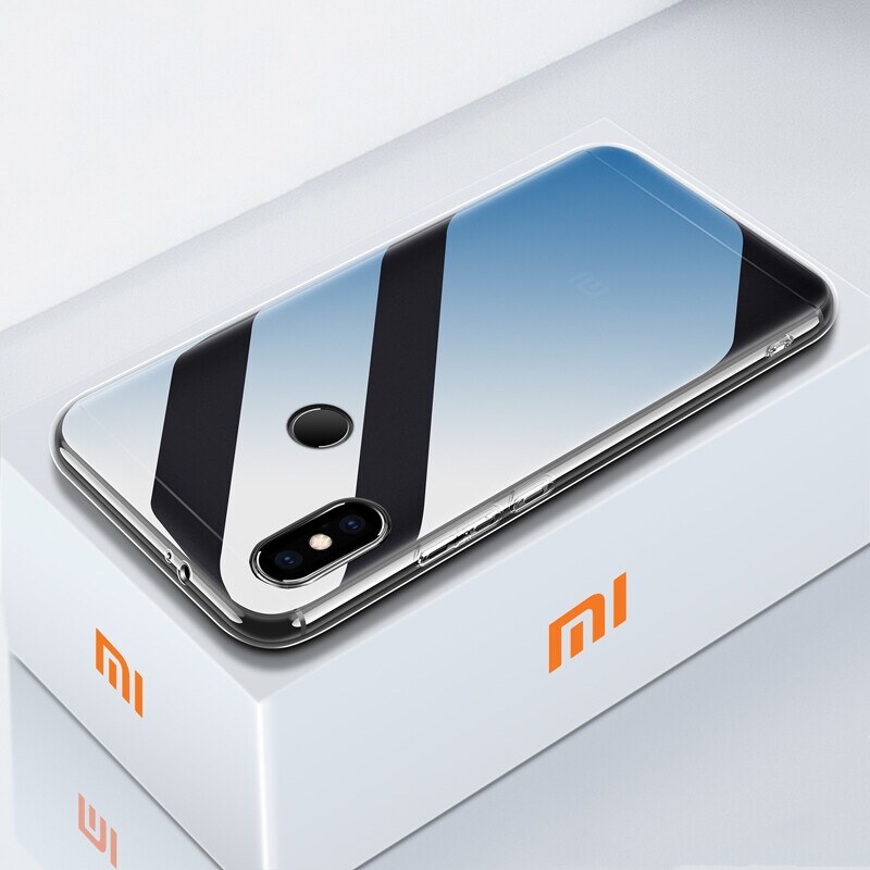 lthmy for Xiaomi Redmi Note 5 Pro Flexible Soft Matte Black Crystal Clear Phone Case Silicone Protective Back Cover