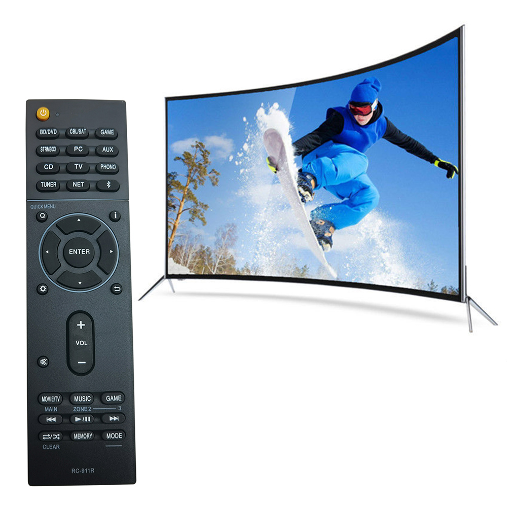 Replace RC-911R Remote Control for Onkyo AV Stereo Receiver TX-NR578. 