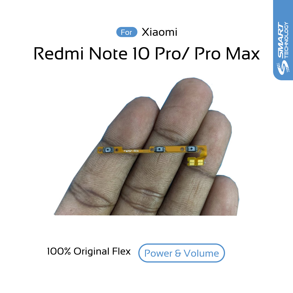 For Redmi Note 10 Pro/ Note 10 Pro Max Power Button & Volume Button Flex Replacement Parts. 