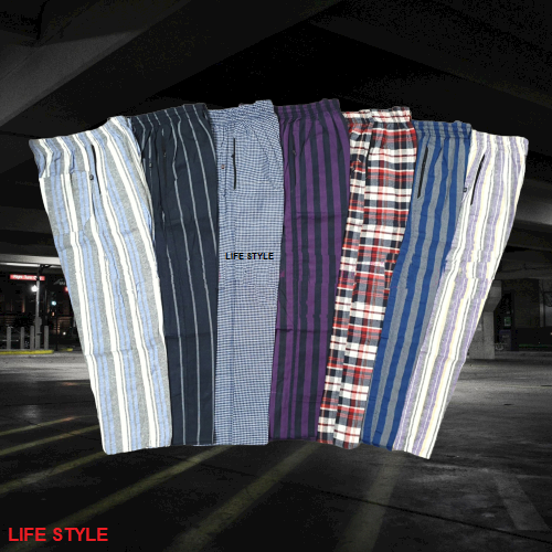 Mixed Cotton Trouser Pant For Men Random Design Multicolor - 1 Piece