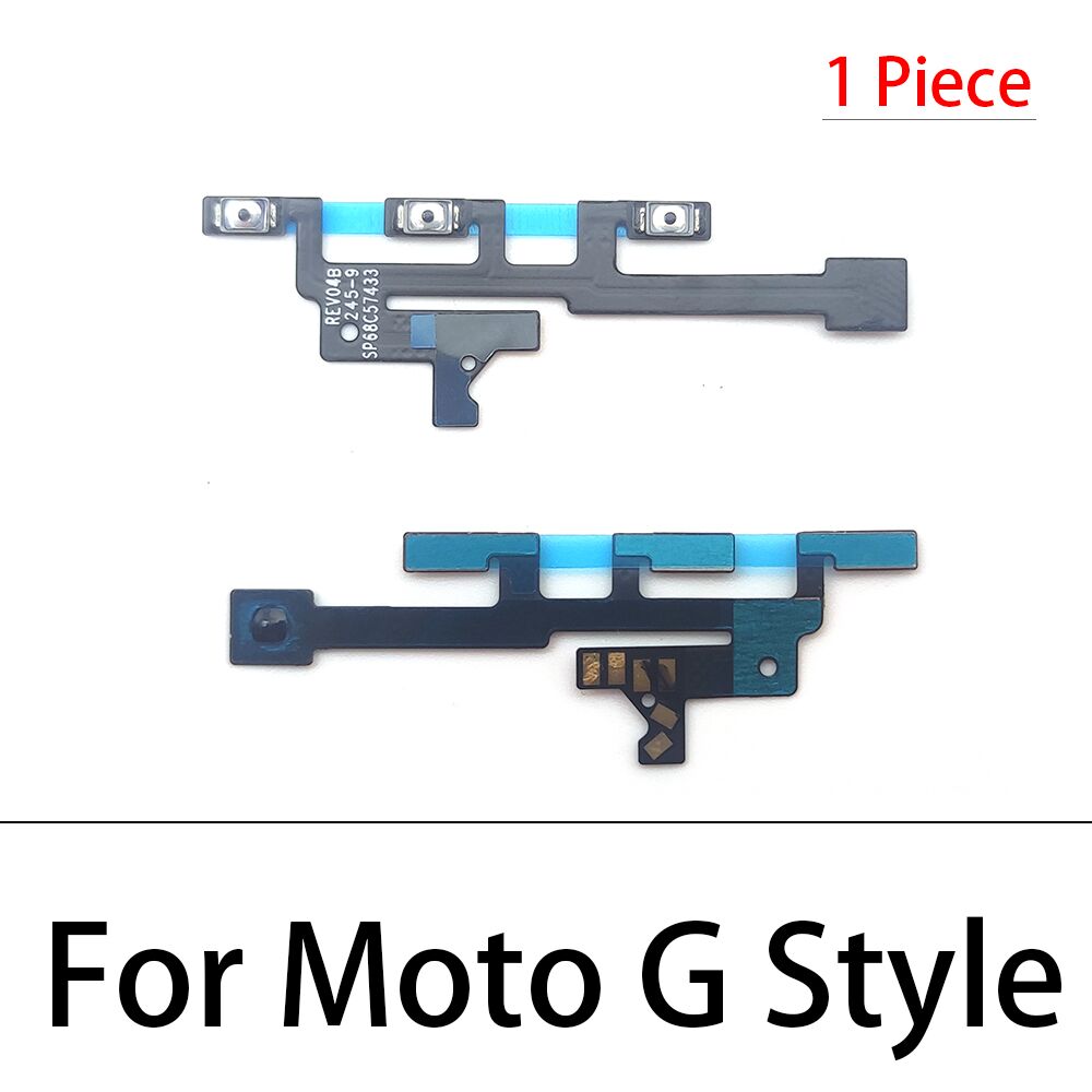 10Pcs Volume Button Power Switch On Off Button Flex Cable For Motorola MOTO G10 G20 G30 G50 G100 One G 5G Power Stylus Edge Pro. 