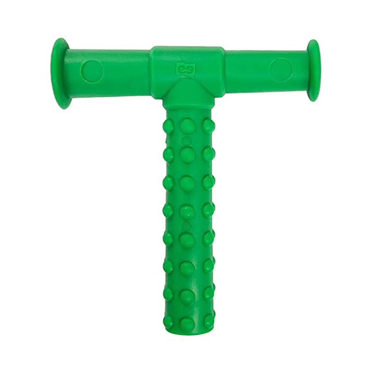 Chewy Tube SPEECHGEARS Oro-Tube Green Dotted, A chewing tube for Speech Feeding and Sensory Integration.