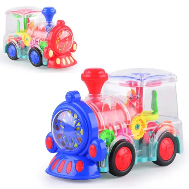 Light store train toy