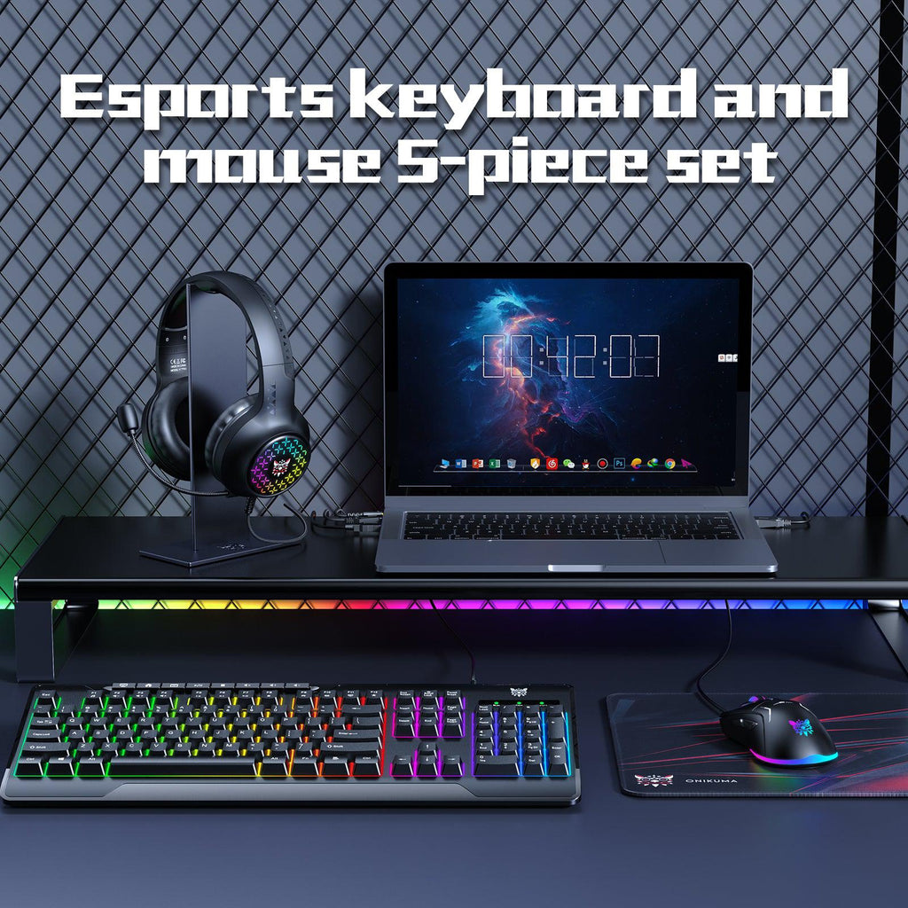 ONIKUMA TZ5006 5 in 1 Combo Gaming Set. 