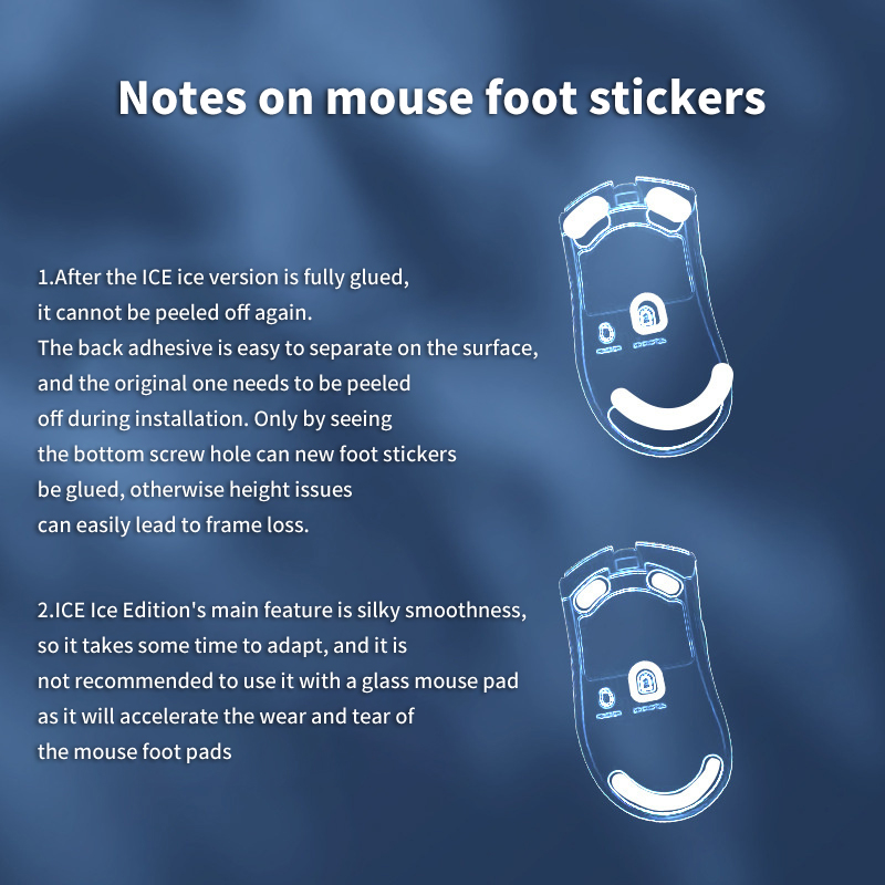 1 Set Mouse Skates Gaming Mouse Foot Pads Sticker For Razer DeathAdder V3 PRO/Essential/V2 X /Viper Ultimate E-Sport Gamer Creek. 