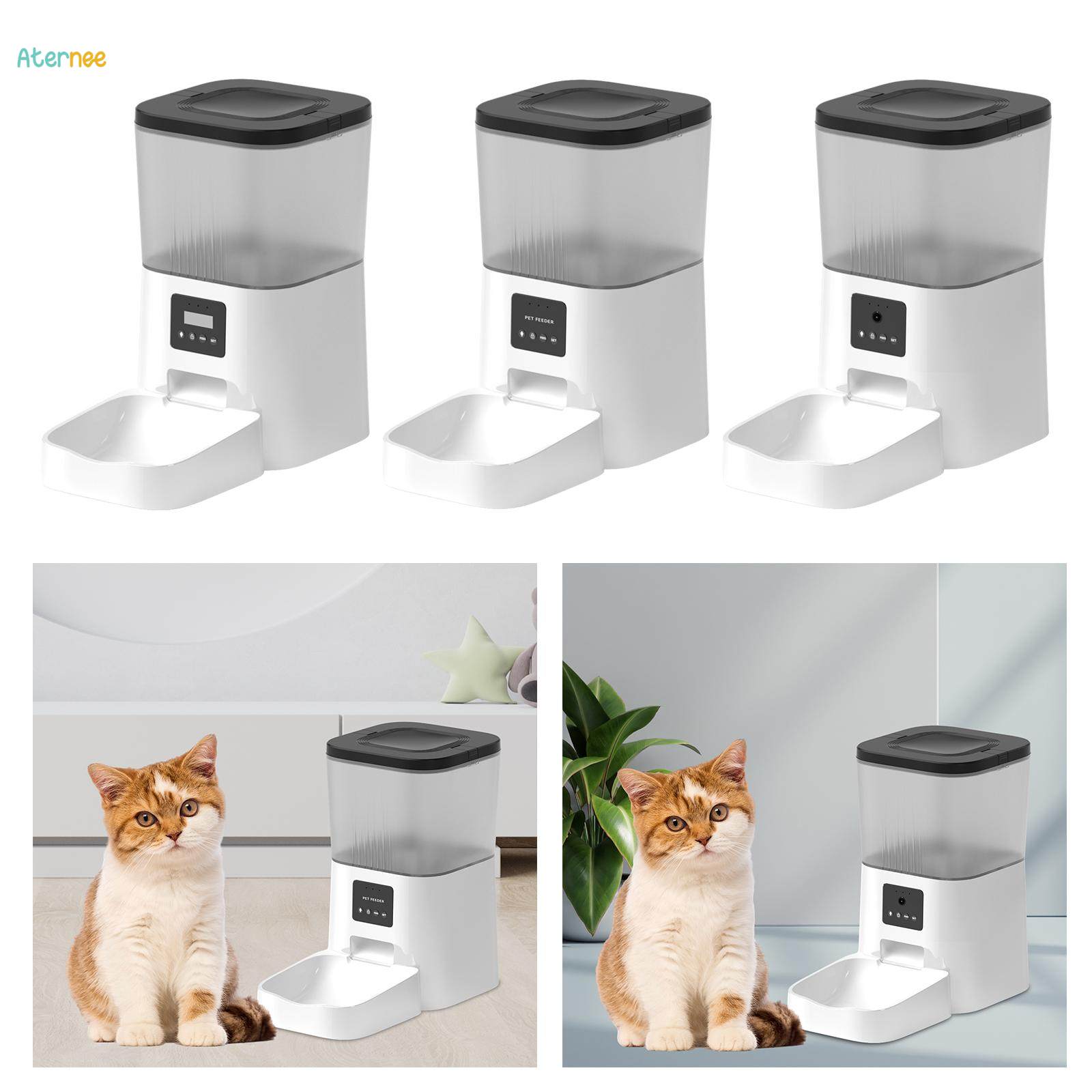 Smart Automatic Cat Feeder Easy Cleaning Clog App Control 4L Cat Food Dispenser Automatic Dog. 