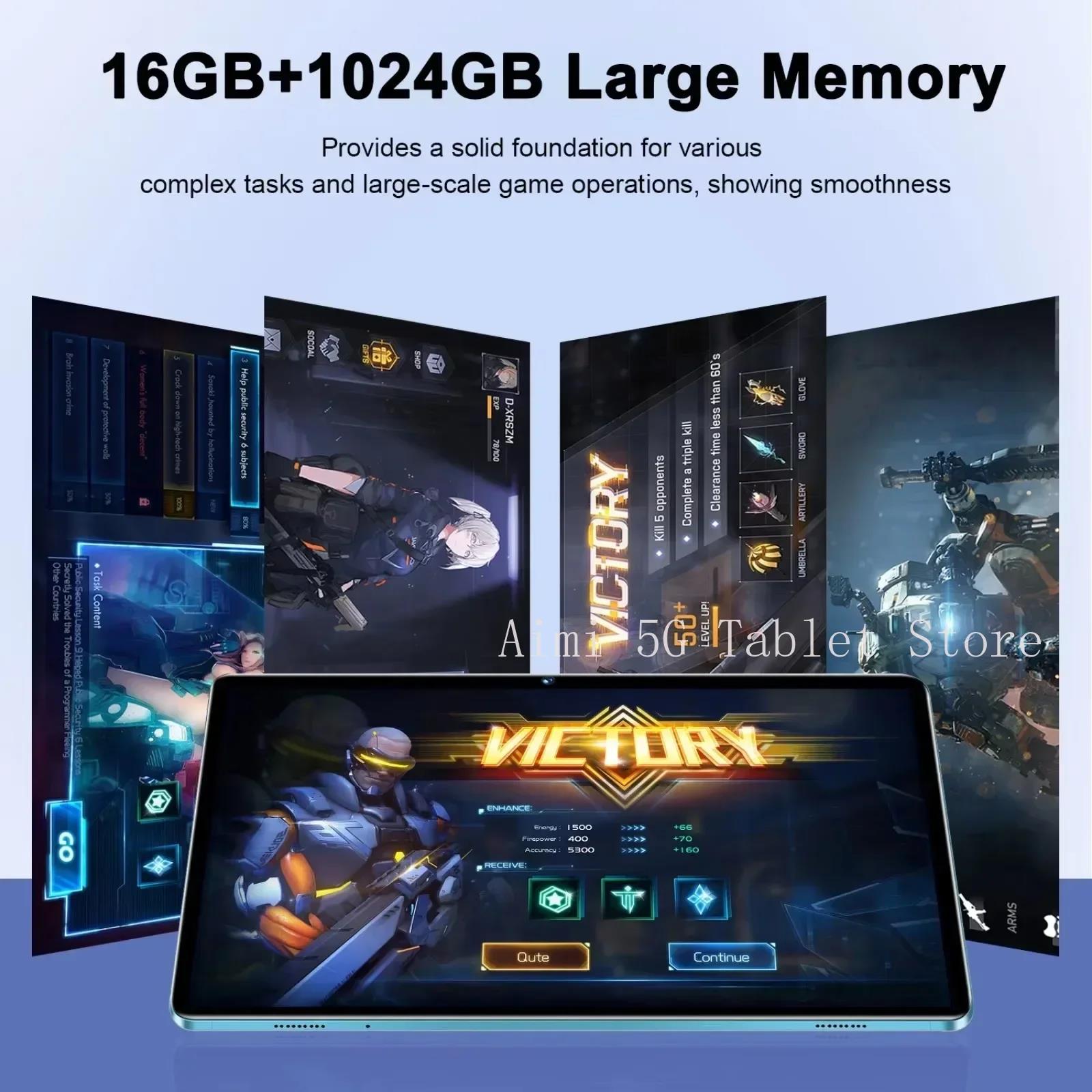 【16G+1024G】3 year warranty Global Edition Pad 8 Pro Tablet 10.1-inch Android 13 Snapdrgon 8 GEN2 2K Screen 5GWIFI Dual SIM Tab. 