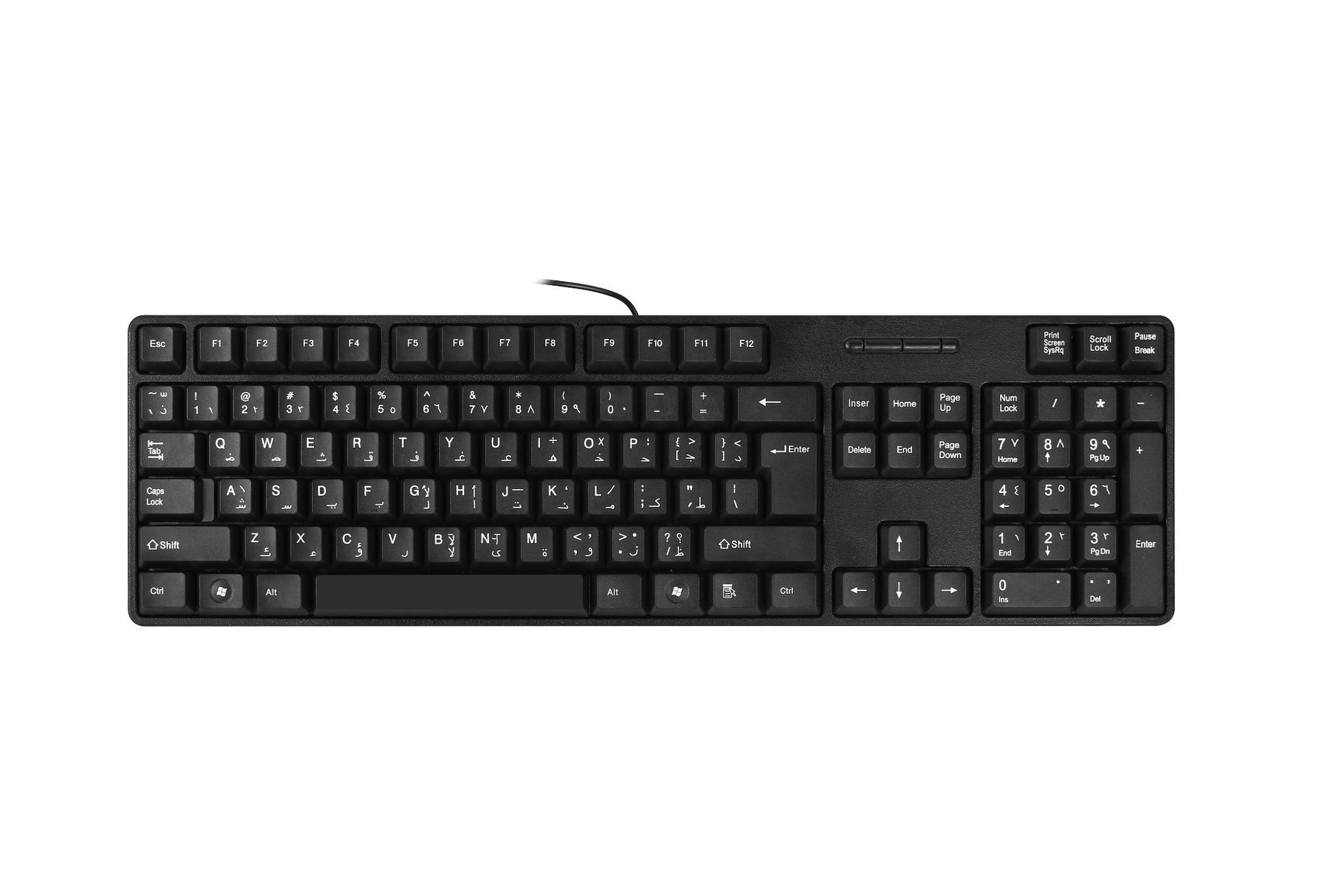 Neutral Wired Arabic English MC689 Desktop Computer Photoelectric Notebook Business Keyboard in Stock. 