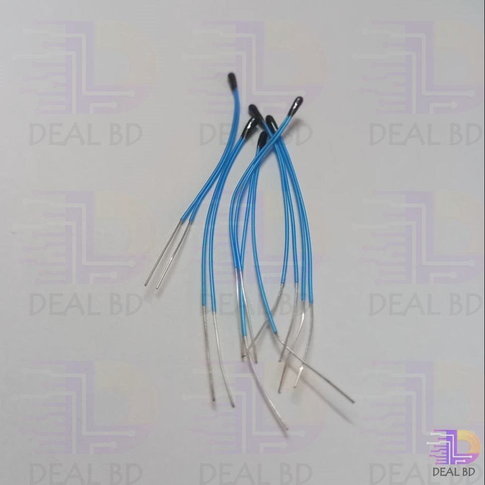 3Pcs- 10K NTC Thermistor Temperature Sensor Black Epoxy Bead 55mm 103 Without Connector For Over Heating Protection General Purpose Electrical Circuitry & Parts. 