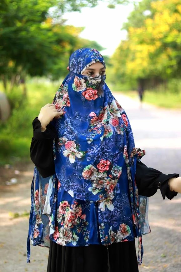 2 Pis only 1500tk,school and College or any where , butterfly 5 Colors georgette hijab, soft and comfortable hijab for girls ( Instant ready hijab). 