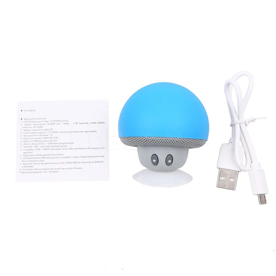 Mushroom Speaker Bluetooth Speaker Wireless Speaker Bluetooth 5.1 Subwoofer Loudspeaker Speaker For PC Computer Laptop Notebook. 