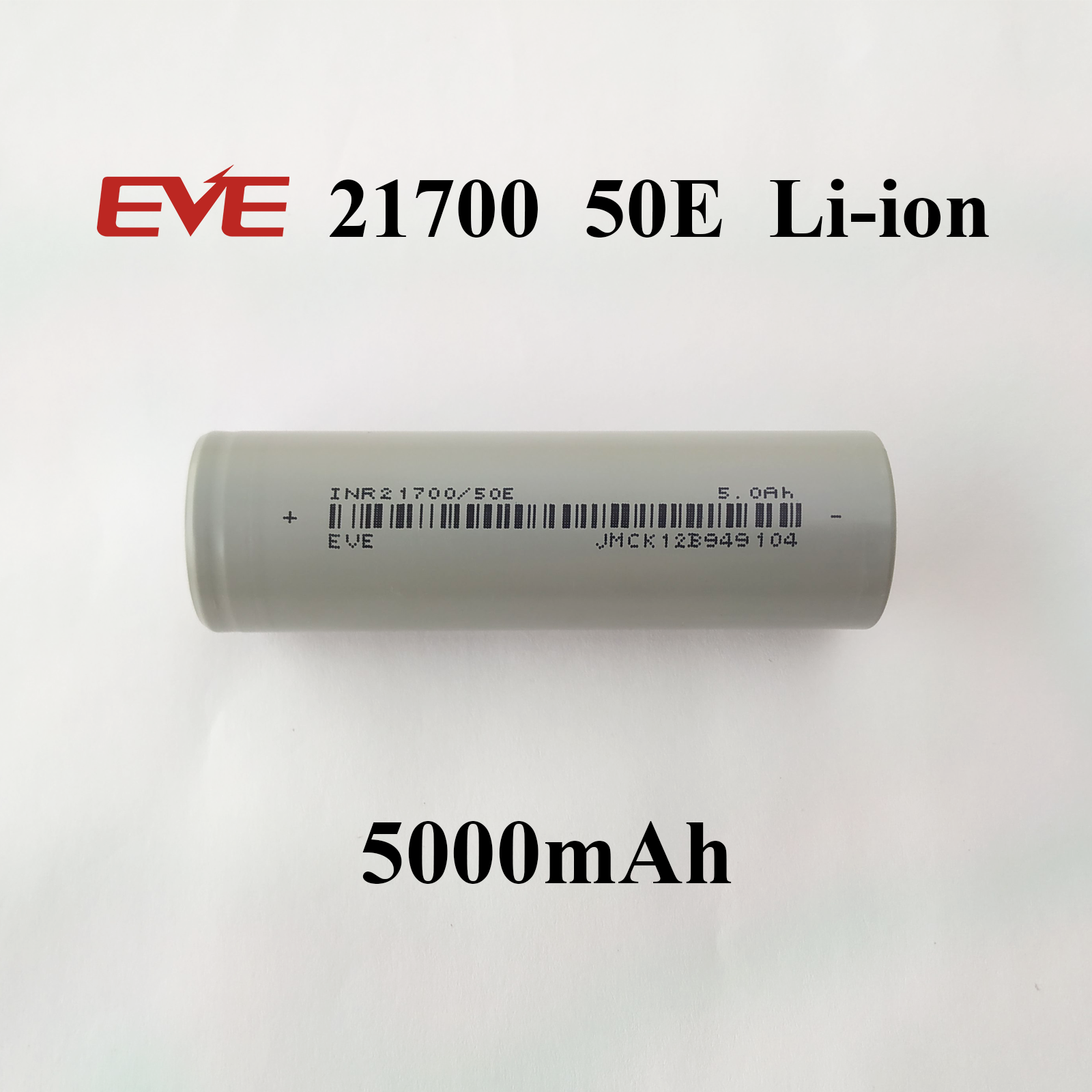 EVE INR21700 50E Li-ion Battery 5000mAh for Powerbanks DIY Projects - High-Capacity Battery for Various Applications DIY Power Projects ( Liitokala Lii-500 tested )