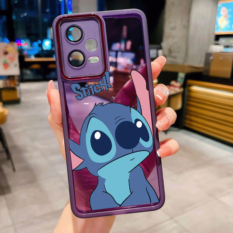 Xiaomi Redmi Note 12 Pro 5G note12 Pro+Plus note 12s Stylish Casing Crystal Candy Case Lens Protection Casing Monster Stitch Liquid Phone Cover