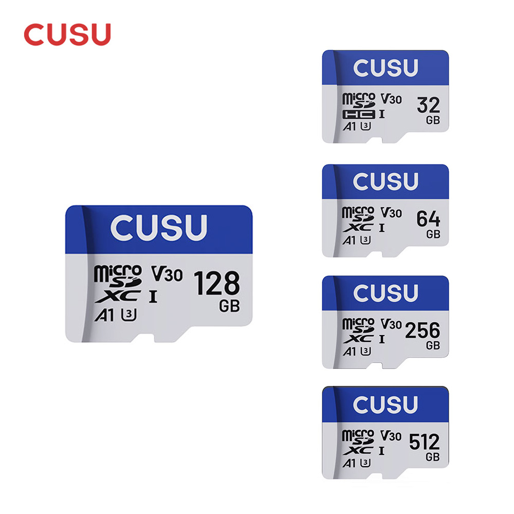 Cusu SD Card 128gb 256gb Memory Card 64gb 512gb High Speed U3 4K C10 V30 SDXC UHS-I Video Cards for Phone Camera. 