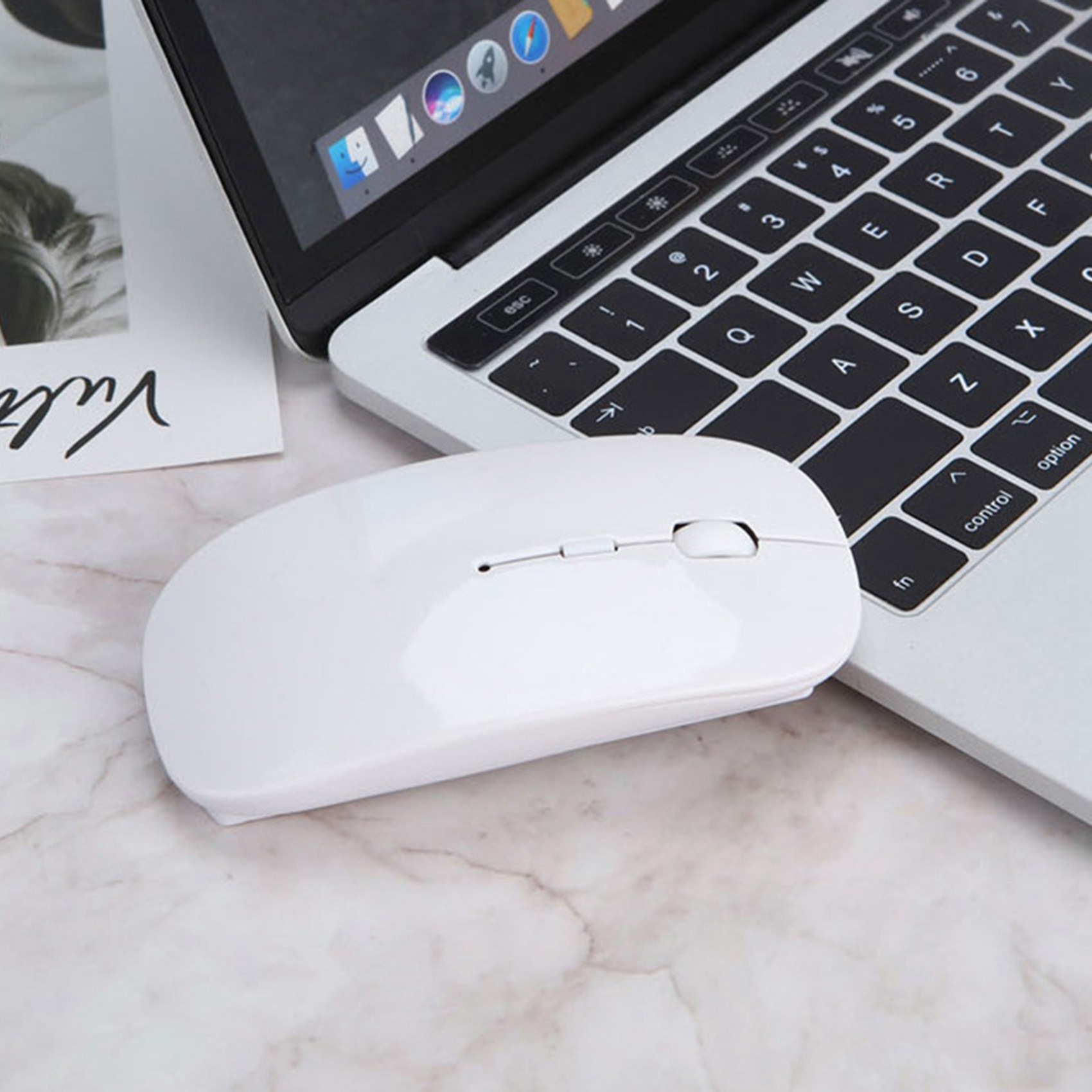 Rechargeable Wireless Bluetooth Mouse for Apple MacBook Air Pro Retina 11 12 13 15 16 Mac Book Laptop Wireless Mouse. 