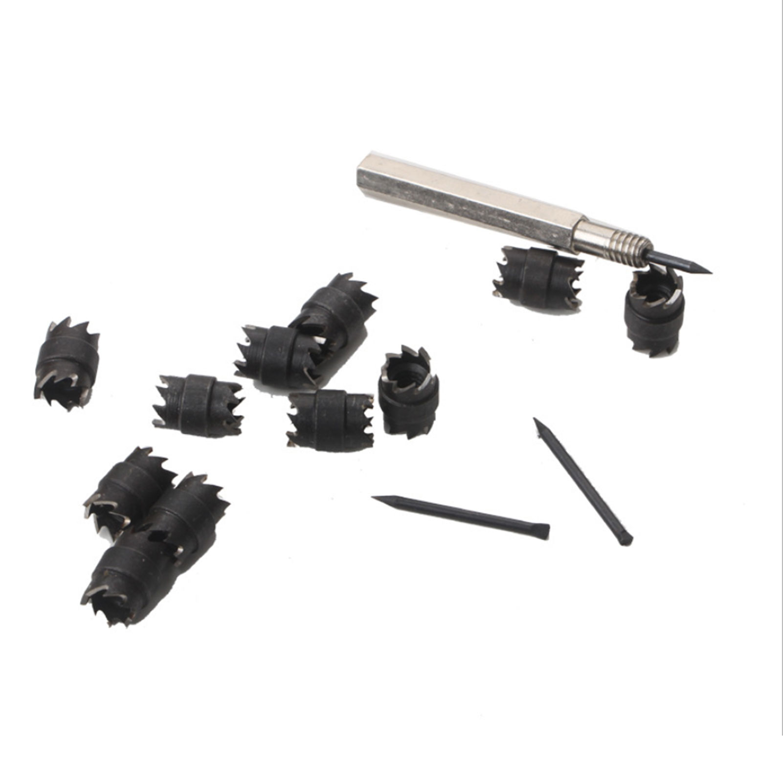 Spot Weld Cutter Set 13Pcs 3/8'' Rotary Spot Weld Cutter Remover Drill Bits Tool for Power Drill Spot Welding. 