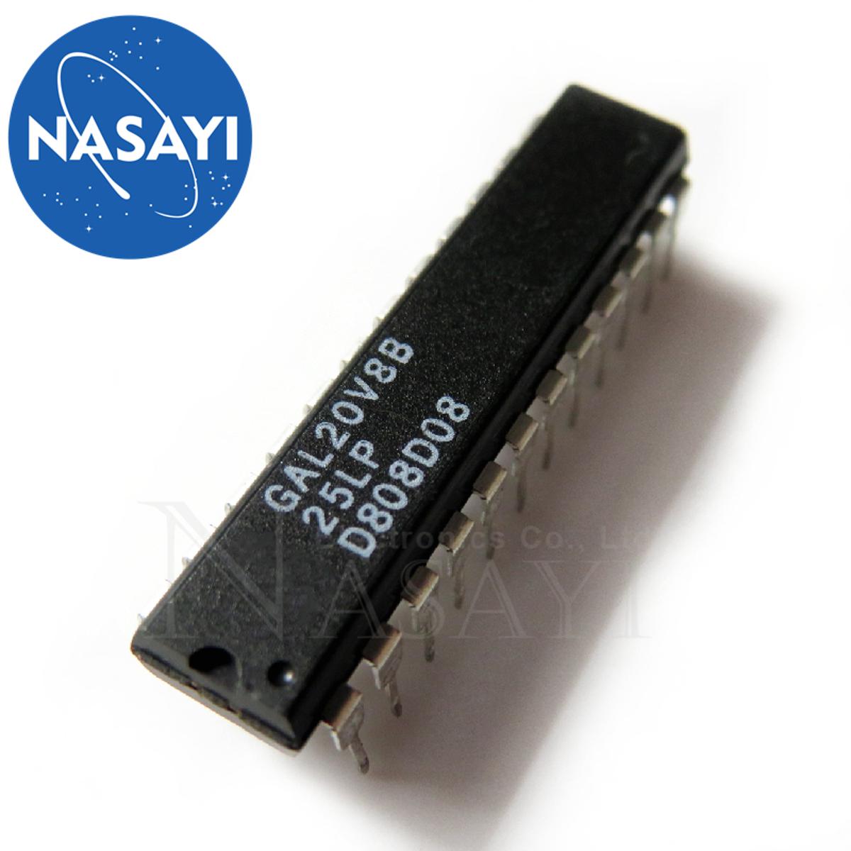 10PCS GAL20V8B-25LP GAL20V8B DIP-24