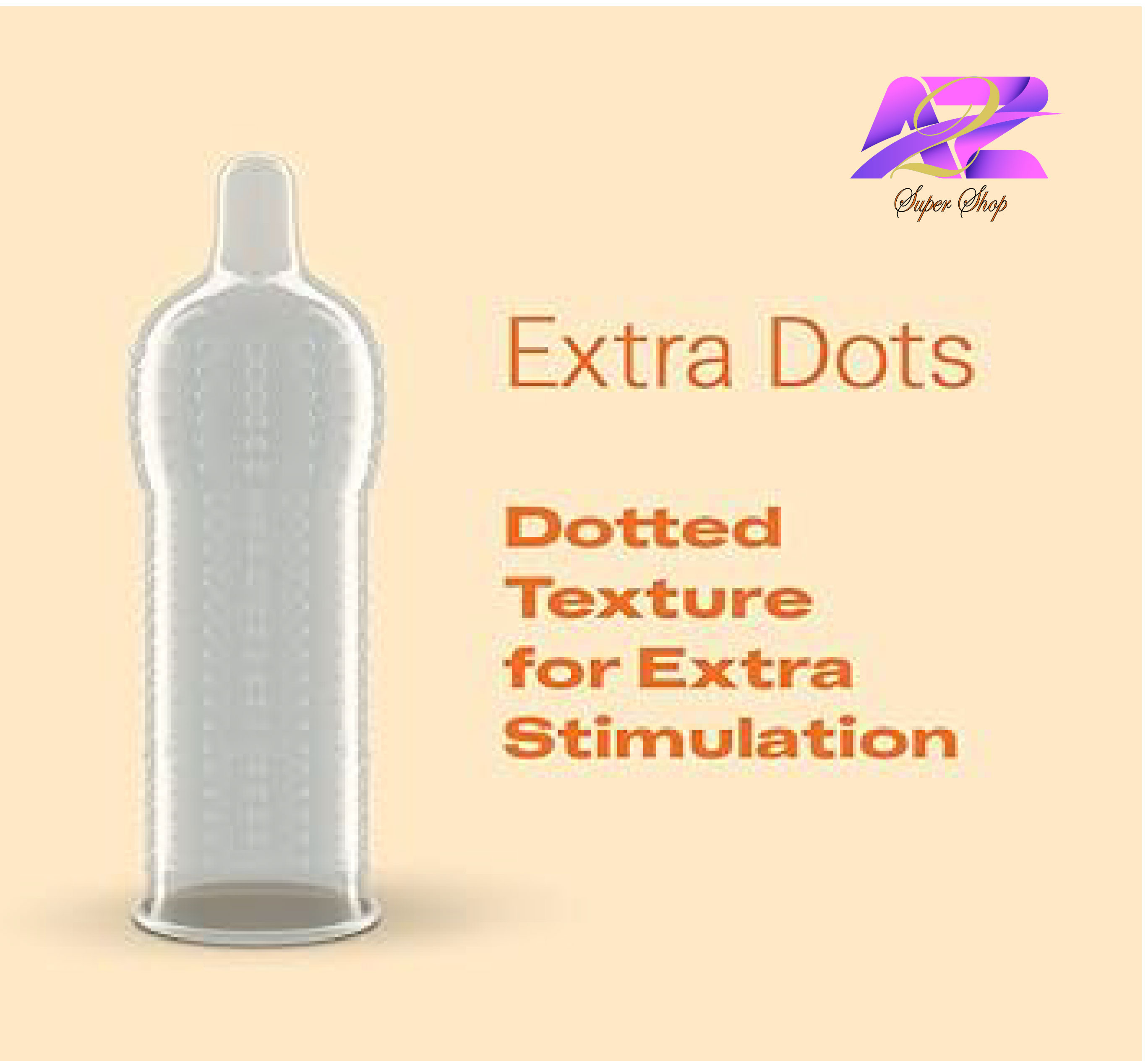 Durex Extra Dots Condom - 10Pcs 3's combo Pack (Made In India). 