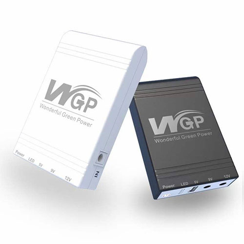 WGP Mini UPS 5V/9V/12V/12V 10400mAh Backup Power for Router, ONU, CCTV Ups backup (Original). 