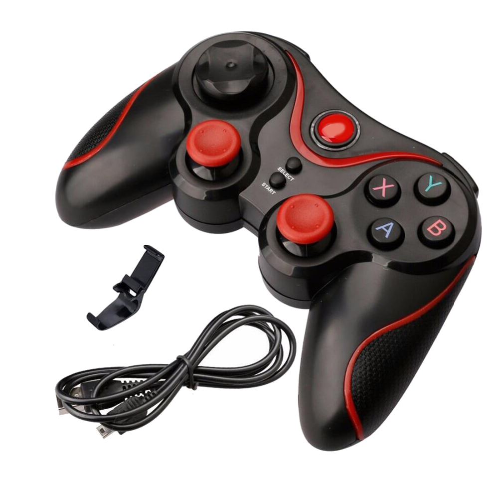 SRIWEN Wireless Android Gamepad T3 X3 Wireless Joystick Game Controller Bluetooth BT3.0 Joystick for Mobile Phone PC TV Holder. 