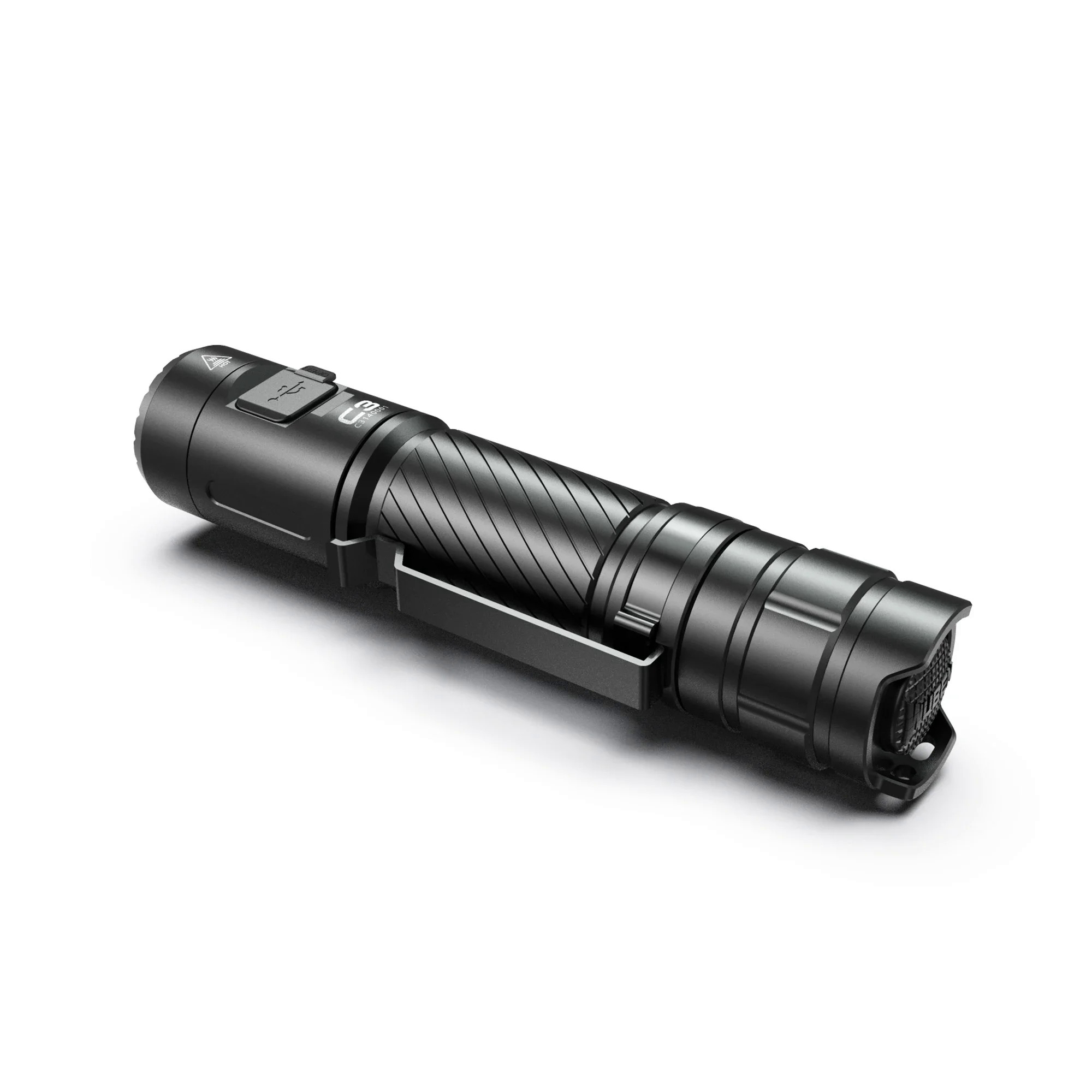 Wuben C3 type-C rechargeable LED flashlight high-powerful Troch light 1200lm with battery Waterproof camping lantern. 