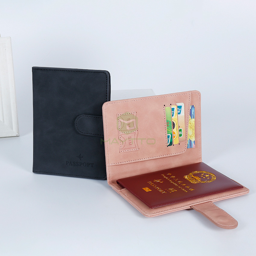 MAYTTO Wallet FRID Card Multi-function Package Ultra-thin Package PU Leather Document Package RFID Wallet Card Holder Holder Bag Travel Cover Case. 