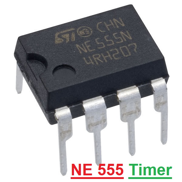 5Pcs- NE555P NE555 555 Timer IC Chip DIP-8 Pin Voltage Regulator With Timer Based IC Chip NE-555 For Electrical Circuitry & Parts. 