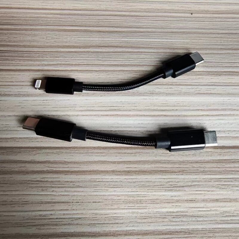 iBasso Lighting to Type C OTG Cable for DC03 DC04 FiiO USB DACs Q1MKII/Q5s/Q5, MFi Q1 Mark II, 10cm 0.3ft, FQ1222 for IOS