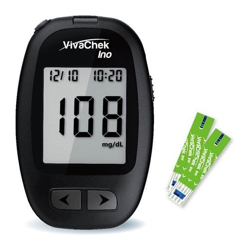 Vivachek Ino Glucometer Blood Glucose Test Meter - Vivacheck Diabetes Test Machine Monitoring System