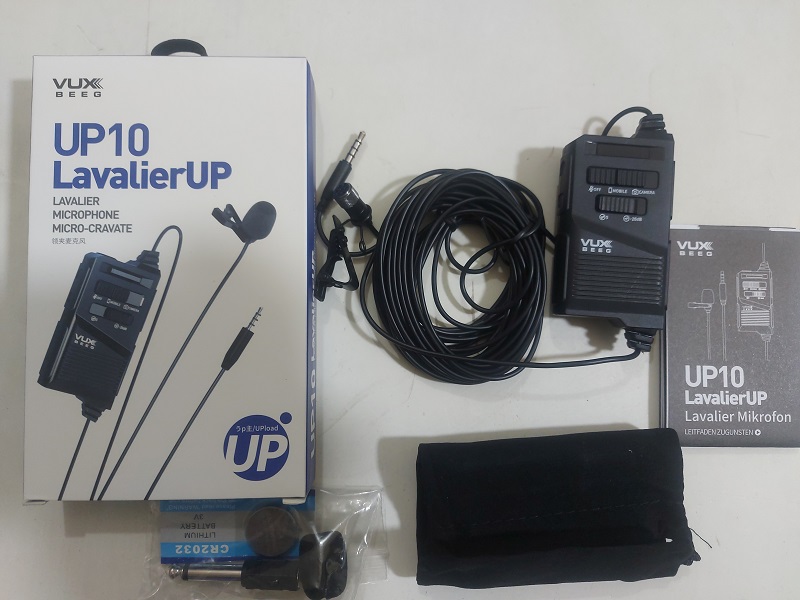 VUX BEEG UP10 Noise Cancelling Lavalier Microphone. 