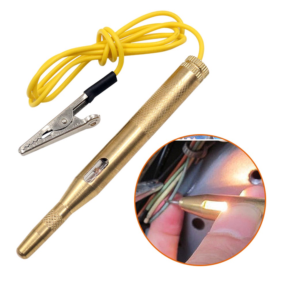 Practical New Test Pens Car Circuit Fuse Electrical Testers Voltage Tester 6V/12V/24V Probe Pen Pencil Test Light. 