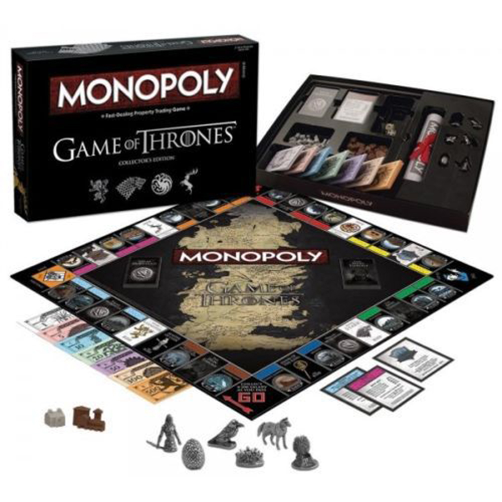 Monopoly Game of Thrones Party Board Game Toy Monopoly Card. 