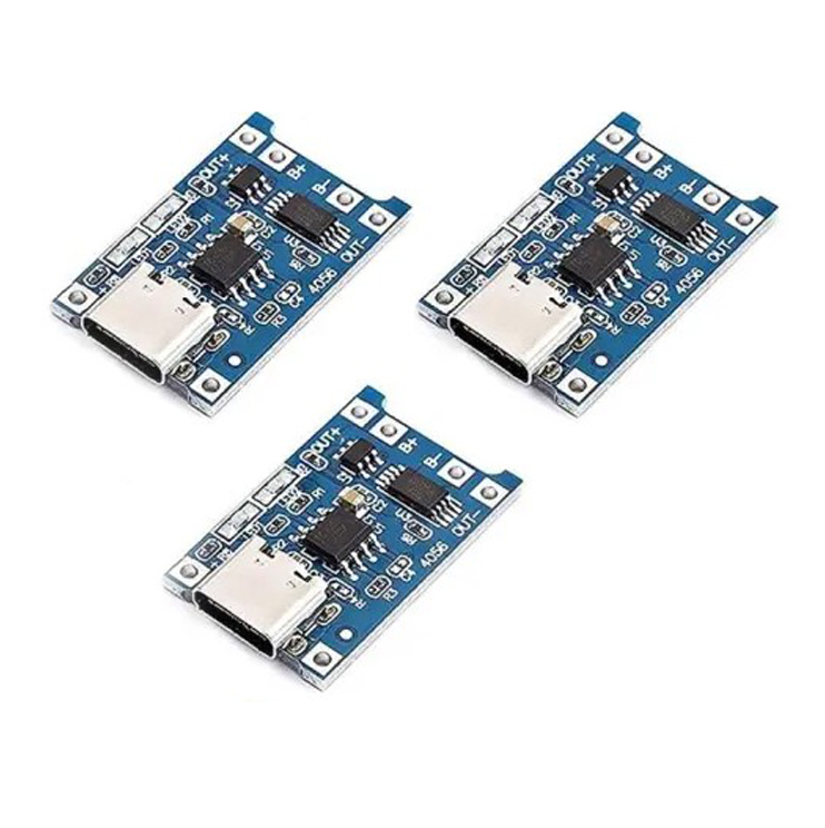 TP4056 Type C Battery Charging Module Circuit Board- TP4056 Charging Module 5V 1A Band Protection Type-C Interface 3.7V 3.6V 4.2V Lithium Battery Charging Board Overcharge Protection Charger Circuit- Use For 18650 Lithium Battery. 