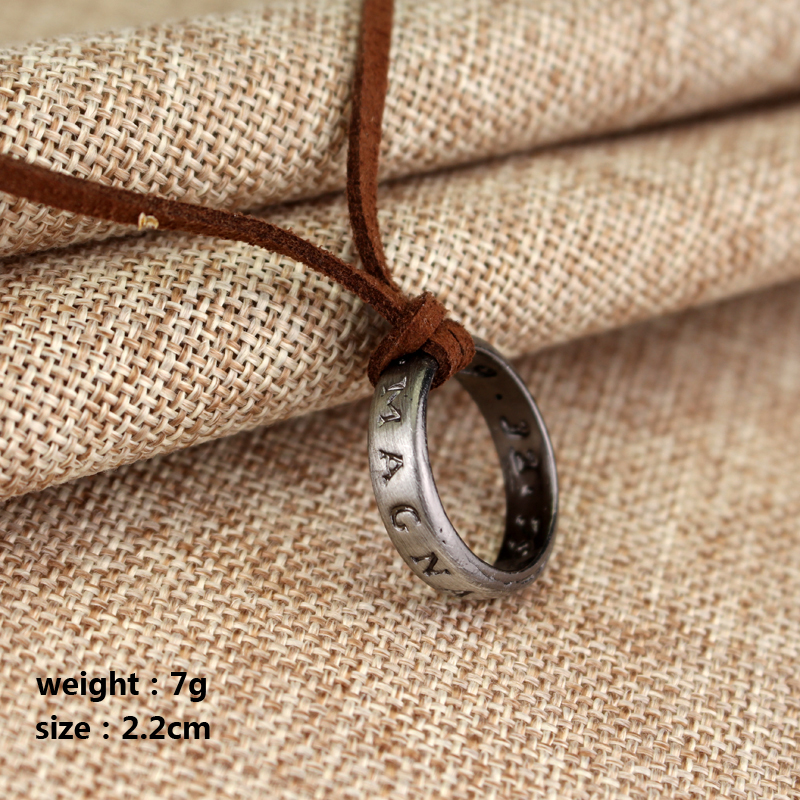 Mysterious Waters 4 Choker Necklace Letter SIC PARVIS MAGNA Drake Neckalces Pendants Ring for Women Men Jewelry GIftscosplay. 