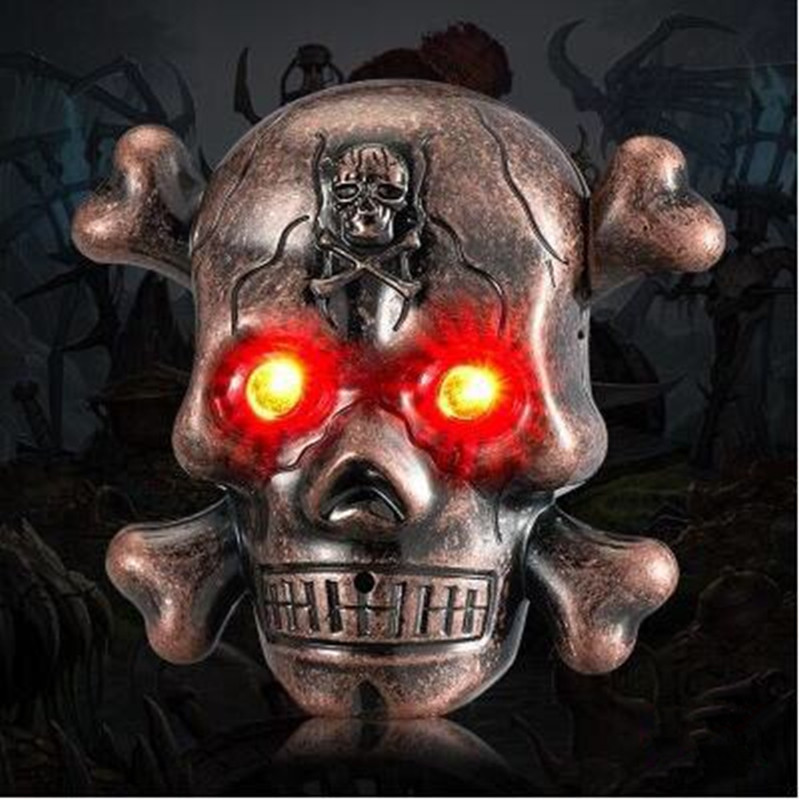 Skull Windproof Lighter Electronic USB Flame less Metal Smoking Tools Gift