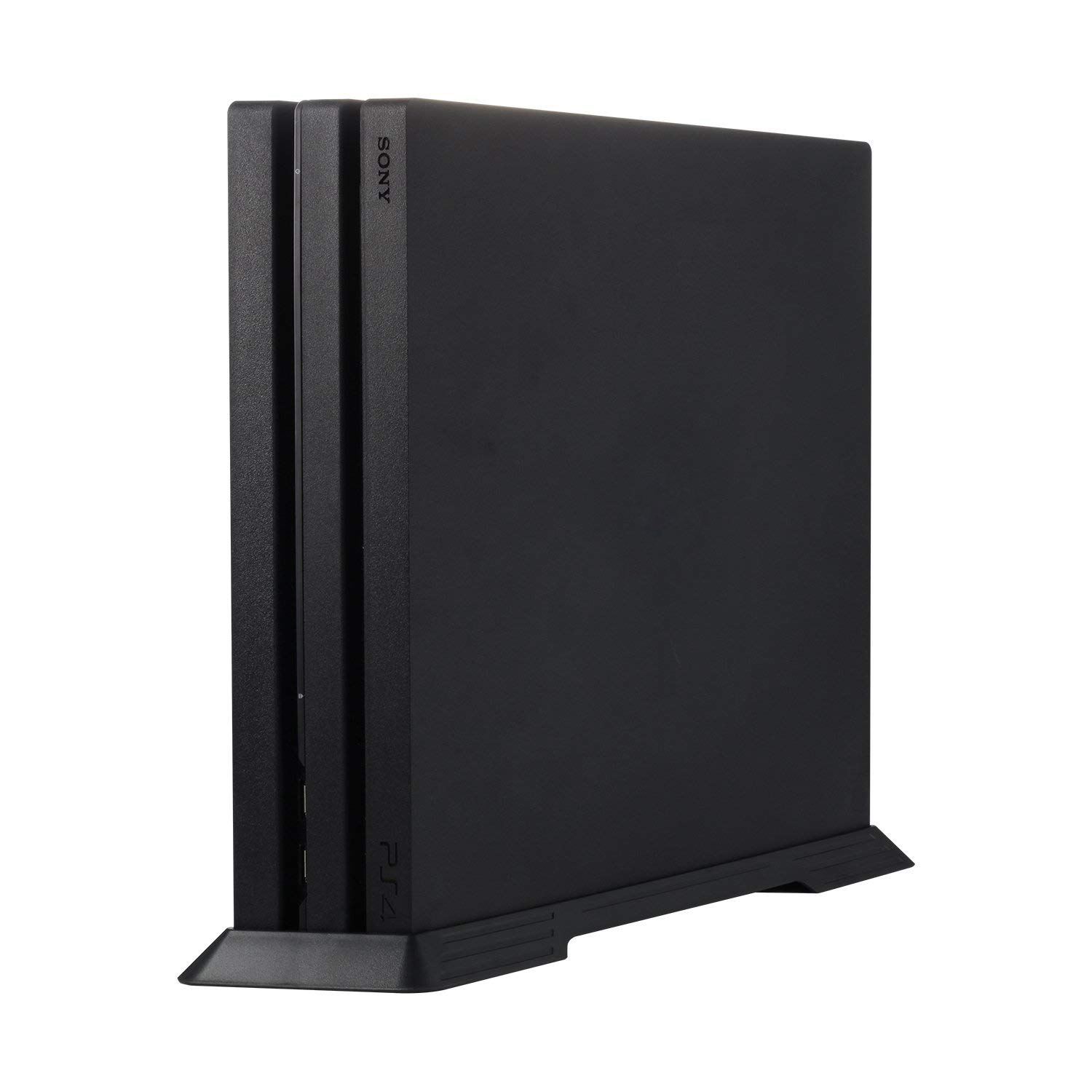 For PS4 Pro Vertical Stand for Playstation 4 Pro with Built-in Cooling Vents and Non-slip Feet. 