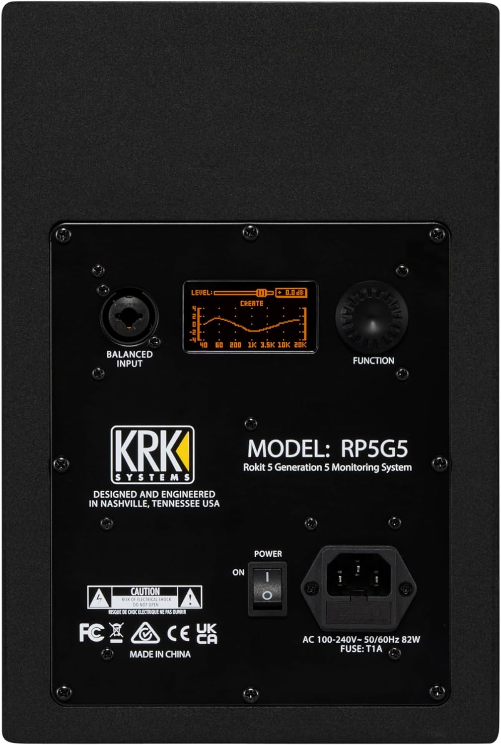 KRK RP5G5 ROKIT 5 Generation Five 5" Powered Studio Monitor Pair. 