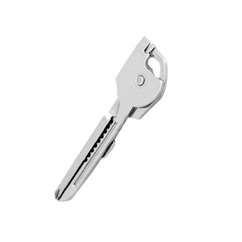 6 in 1 Useful Multifunction Knife Practical Swiss Tech Utili Key Outdoor Screwdriver Bottle Opener Keychain Camping Hiking Tools. 