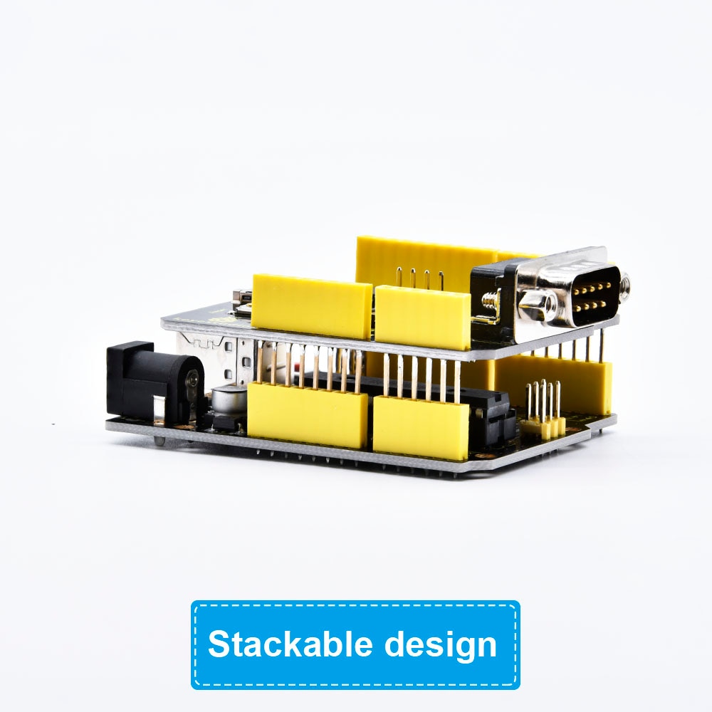 【Mary DAI Store】2019New Keyestudio CAN-BUS Shield MCP2515  chip With SD Socket  For Arduino UNO R3/Gift Box. 