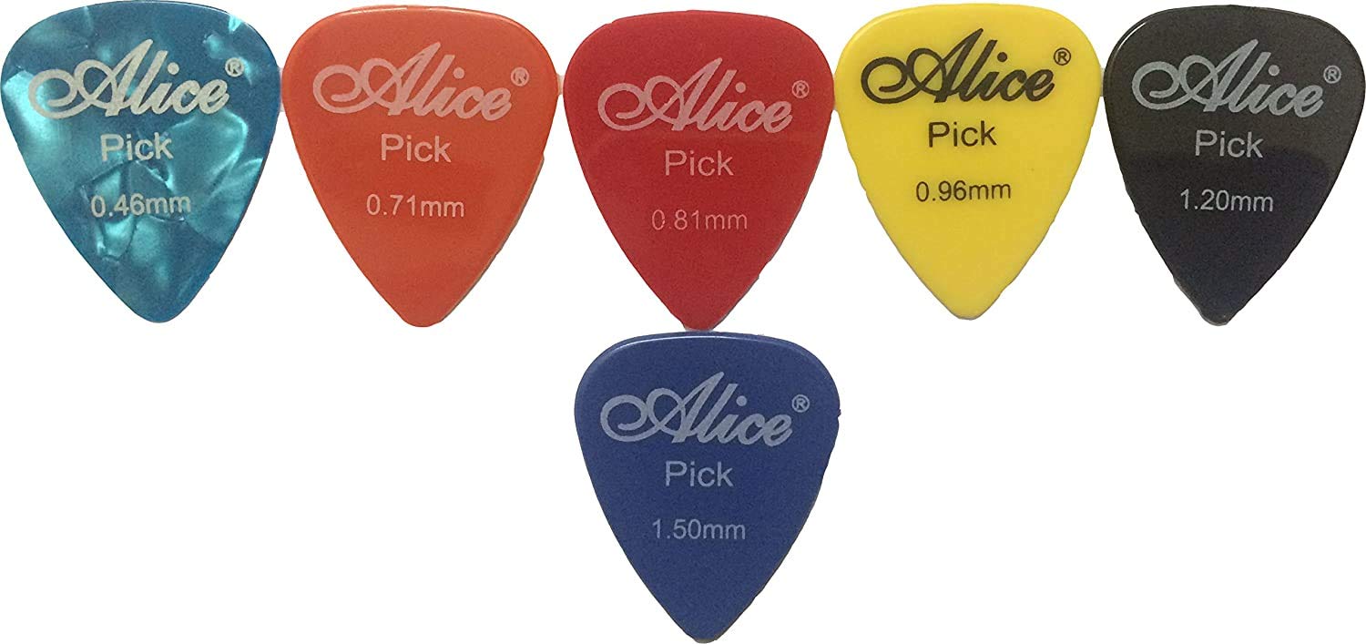 Alice Bronze Acoustic Guitar Strings,Capo,Plectrums Pick,Thumb Picks (BEST COMBO). 