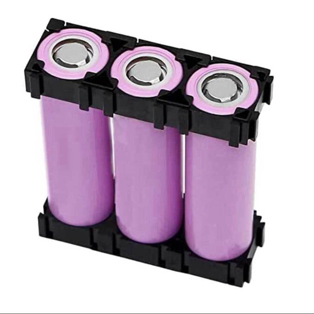 50Pcs 21700 Lithium Cell Spacer Triple Holder Bracket Pack Bracket for DIY Fixed 21.7mm Hole Dia