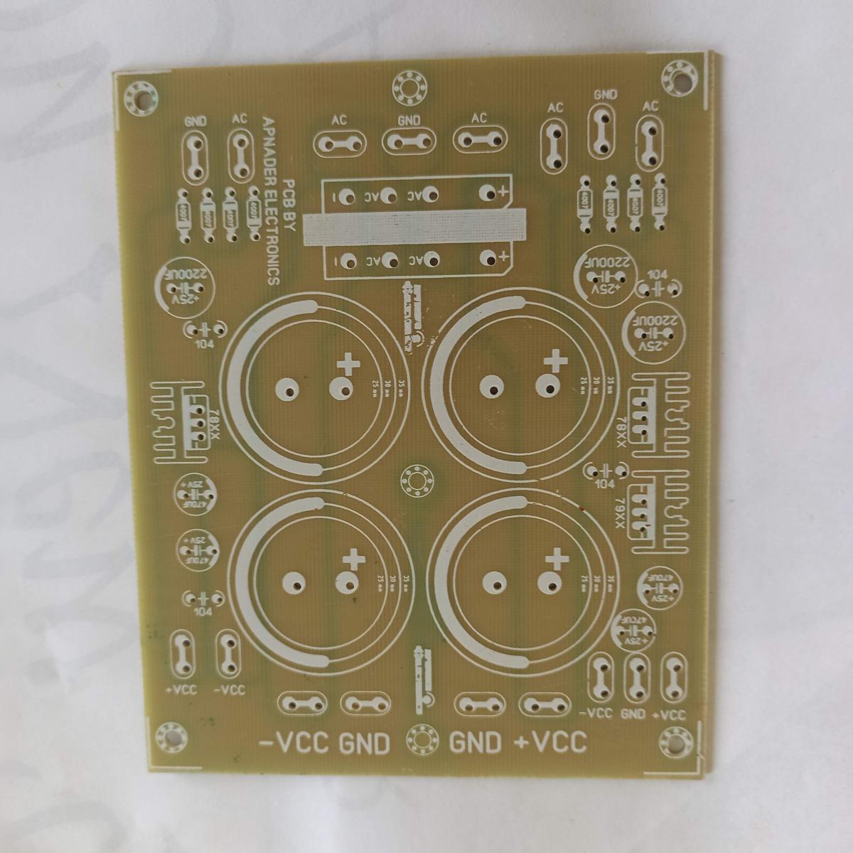 Rectifier Filter Board Amplifier Power Supply.
