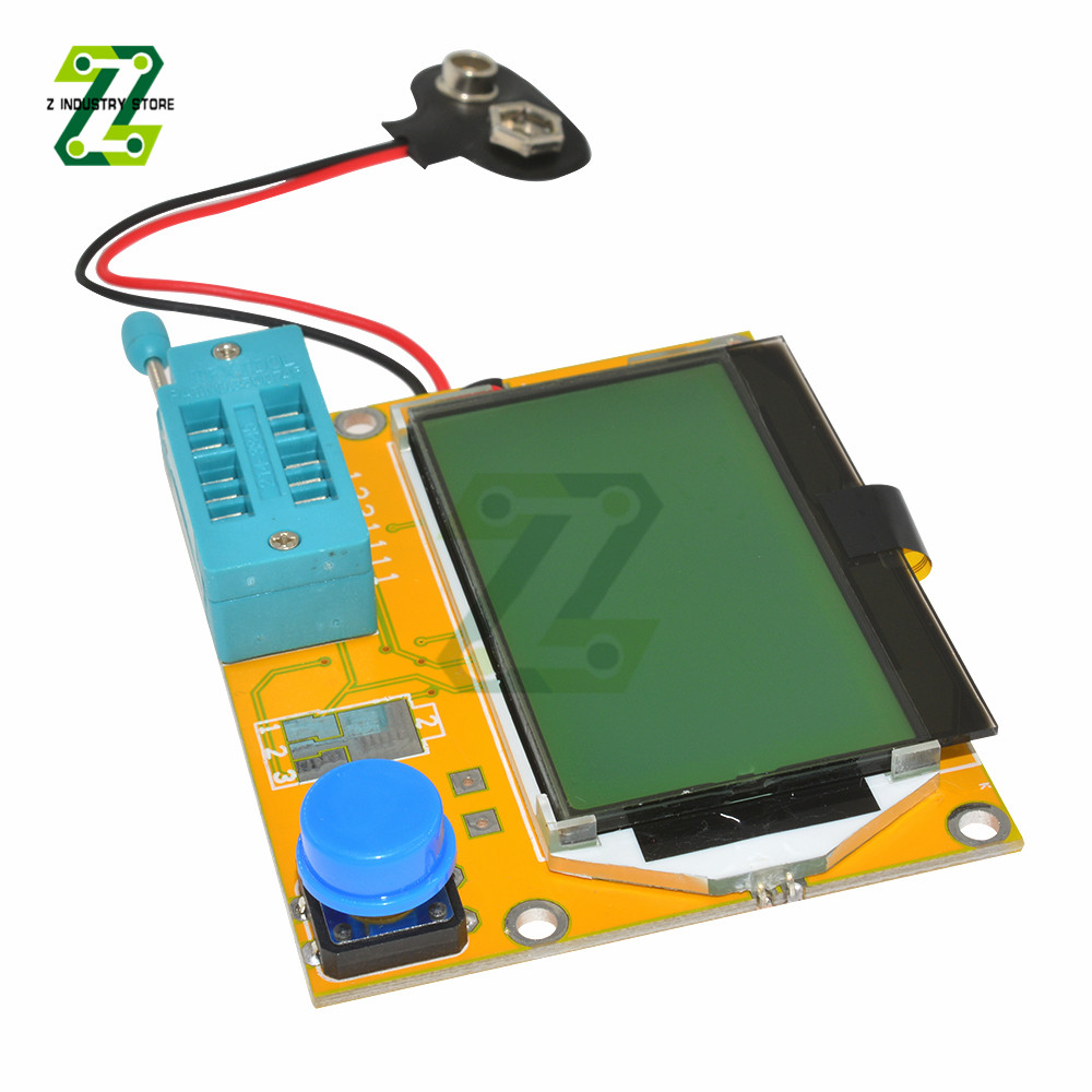 LCR-T4 Transistor Tester Mega328 M328 Diode Triode Capacitance Meter Multimeter For MOS PNP NPN LCR Meter. 
