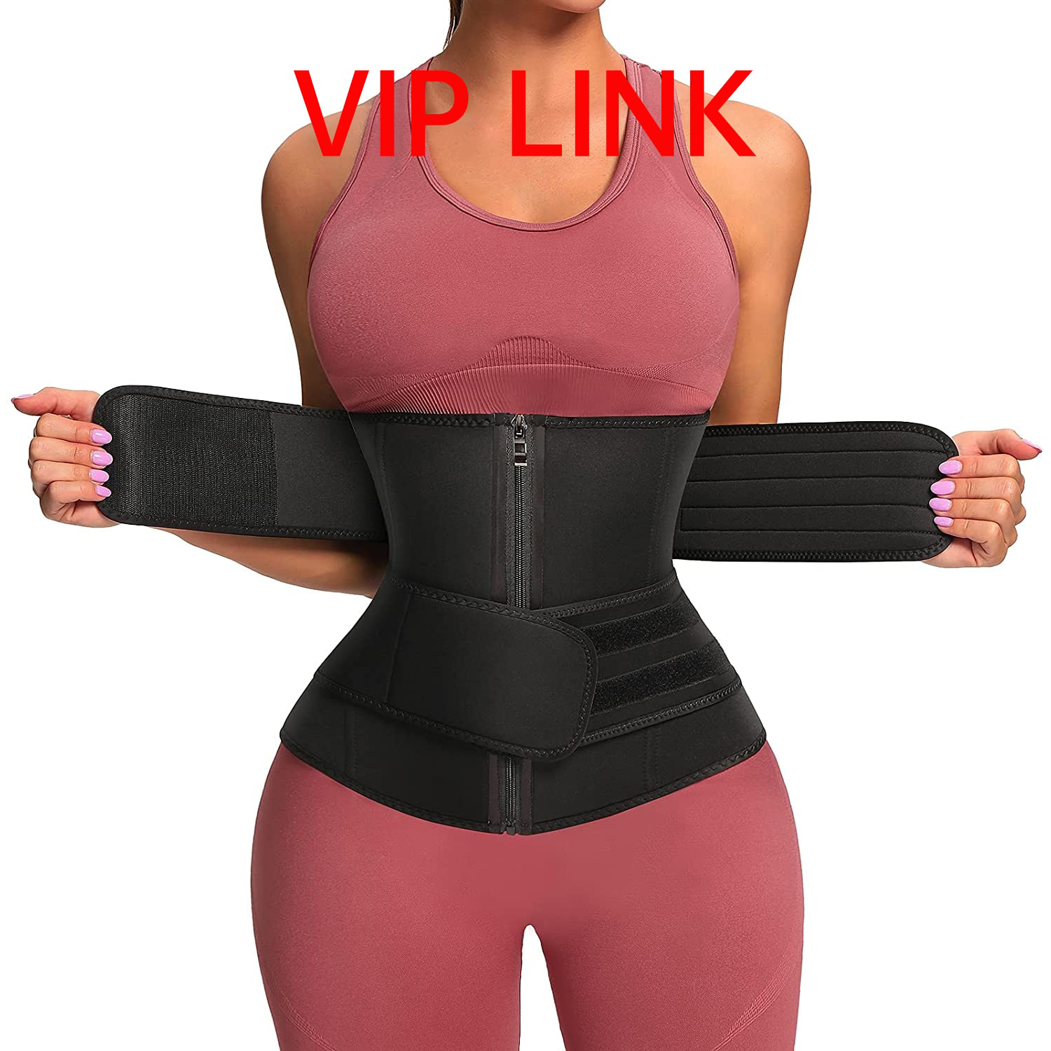 2 Ss 7 Bones Neoprene Waist Trainer Body Shaper. 