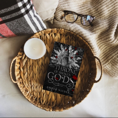 The Throne of Broken Gods ( Gods and Monsters #2 ) ( Book by Amber V. Nicole ) ( Premium Paper and Matte Cover ) Novel. 