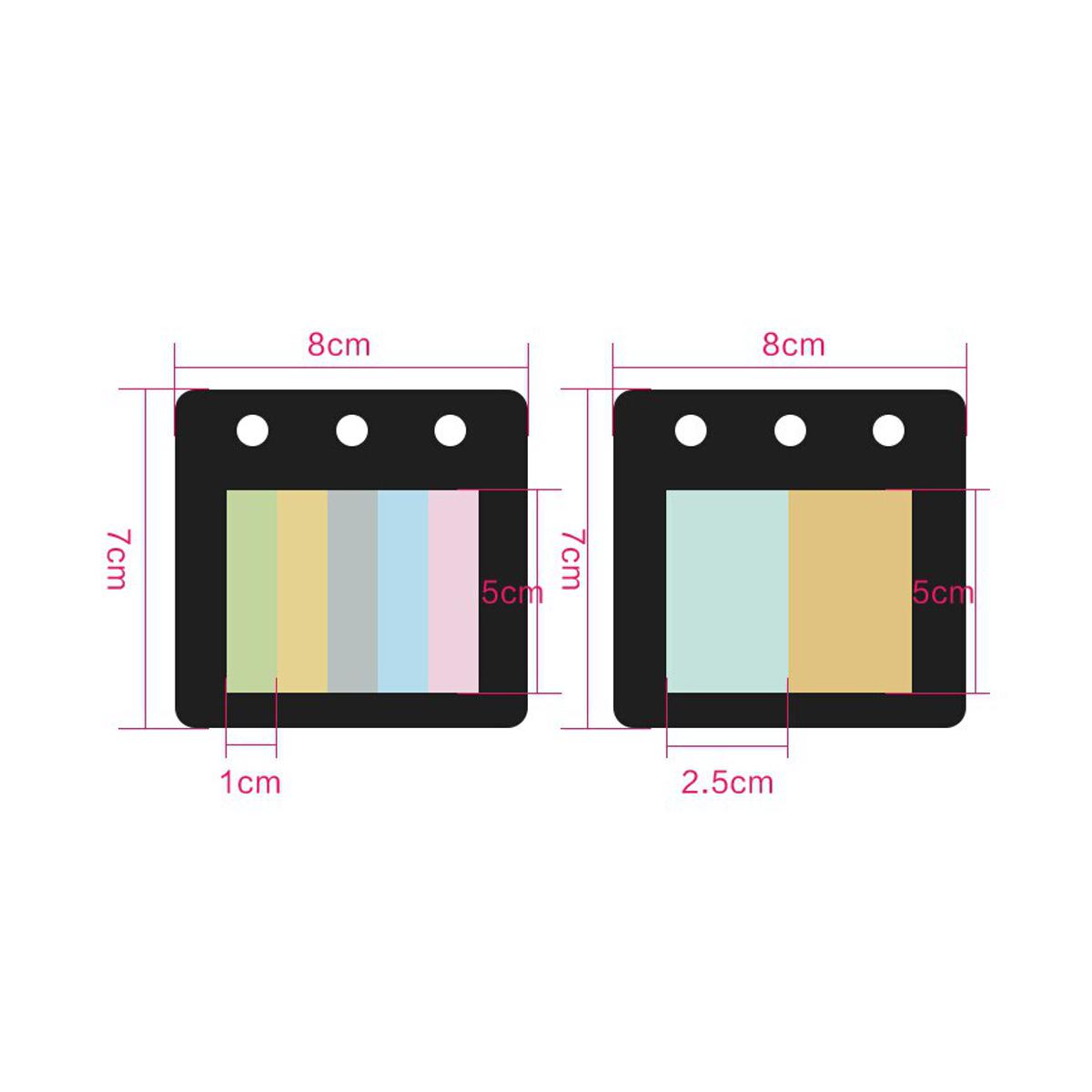 Sticky Notes Memo Pad Diary Stationary With 6 Rings