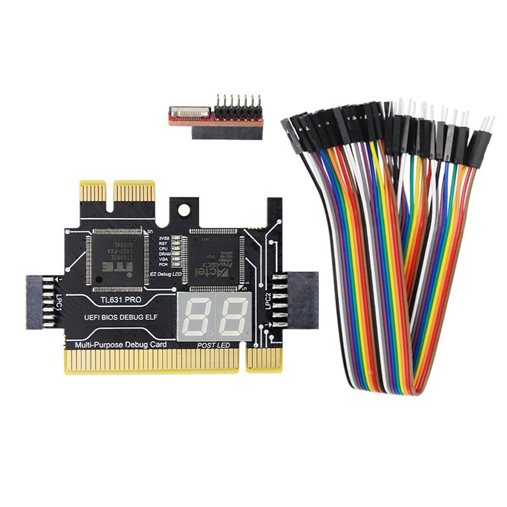 TL631 PRO Laptop PCI Diagnose Card PC PCI-E for MINI LPC Motherboard Diagnostic Analyzer Tester Debug Cards Multifunction Diagnostic Card. 