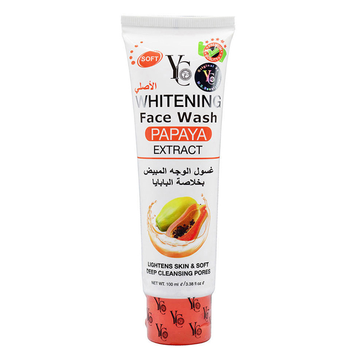 YC Papaya Extract Whitening Face Wash 100 Ml