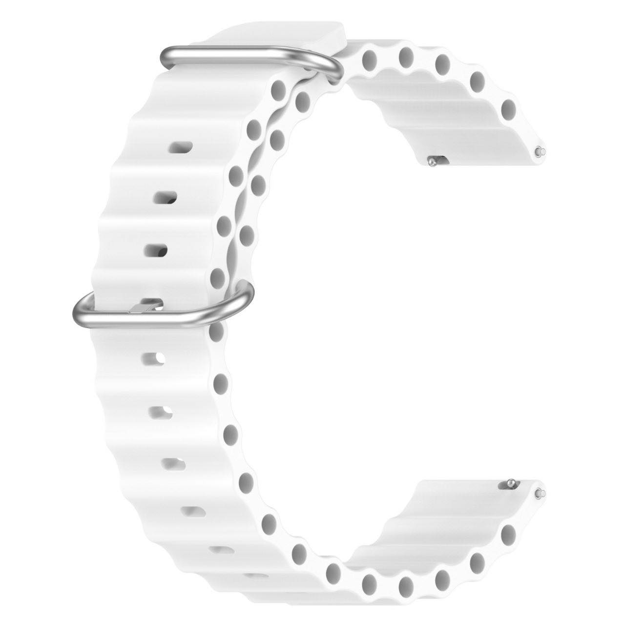 20mm Soft Ocean Style Silicone Solid Color Watch Band Strap For Amazfit Bip/BIP Lite/ Youth/Bip 3/Bip 3 Pro/GTS 2 2e/GTR 42mm/Haylou LS02/RS 4/Colmi P8/P8 Pro/P28/P28 Plus Smartwatch. 